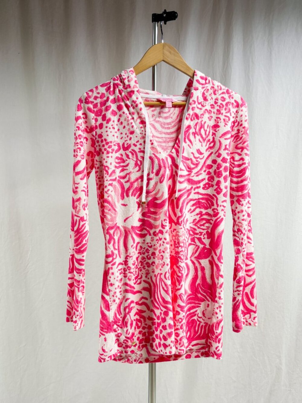 Lilly Pulitzer Pink Megan Hoodie Get Spotted Tunic